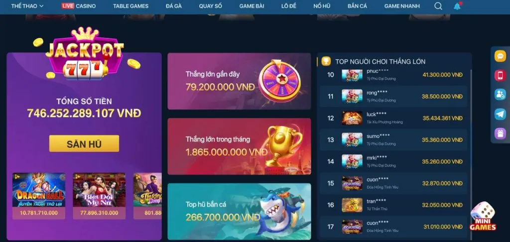 Máy chơi Slot game tại new66 bet
